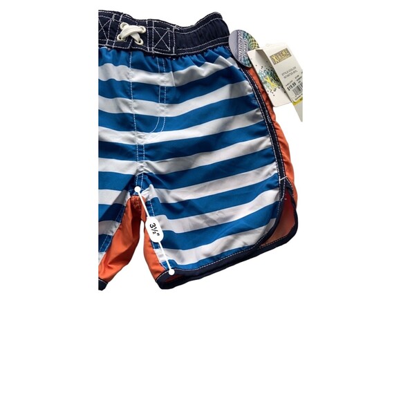iXtreme Toddler Boys Swim Trunks size 2T Blue Striped Beach Vacation Swim Lesson - Picture 14 of 15